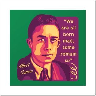 Albert Camus Portrait and Quote Posters and Art